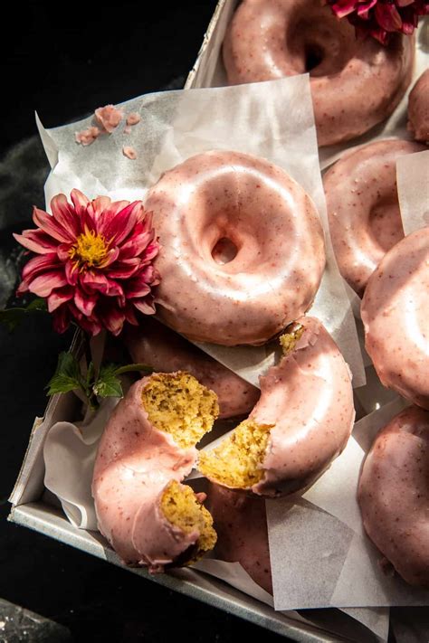 Baked Strawberry Glazed Doughnut Half Baked Harvest