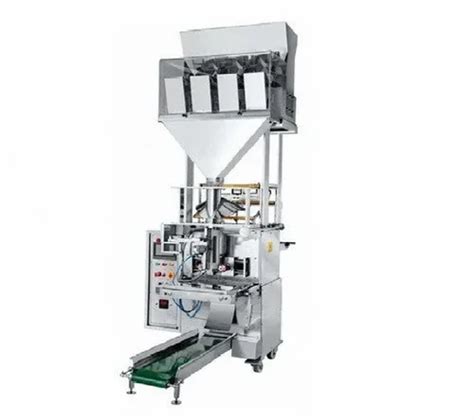 Pneumatic With Air Compressor Fully Automatic 4 Head Plc Collar Type Pouch Packing Machine For