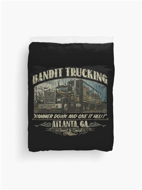 Bandit Trucking 1977 Duvet Cover For Sale By Laurencekelly Redbubble