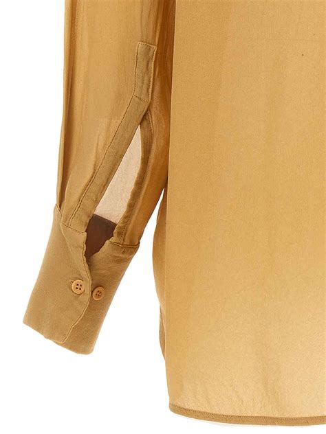 Nude Georgette Shirt Beige Women 1103045531 Thebs