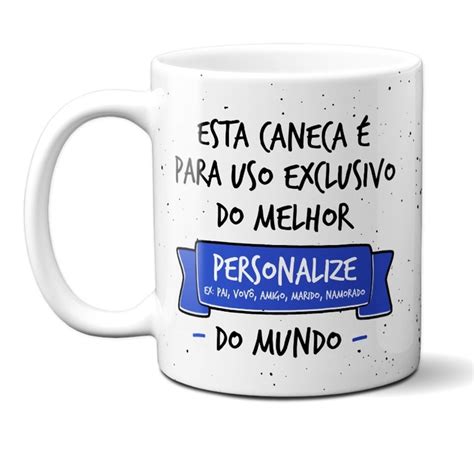 Caneca Personalizada Uso Exclusivo Masculino Com Foto