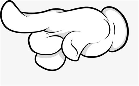 Pointed Finger PNG Picture, Cartoon Hand Pointing Finger, Cartoon Clipart, Cartoon Hand ...