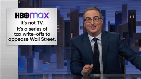 Last Week Tonight: John Oliver Calls Out HBO Max's Restructuring Decisions