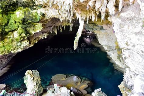 Top View of a Subterranean River Stock Image - Image of chamber ...