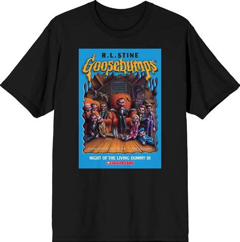 Bioworld Goosebumps Classic R L Stine Night Of The Living Dummy Crew Neck Short