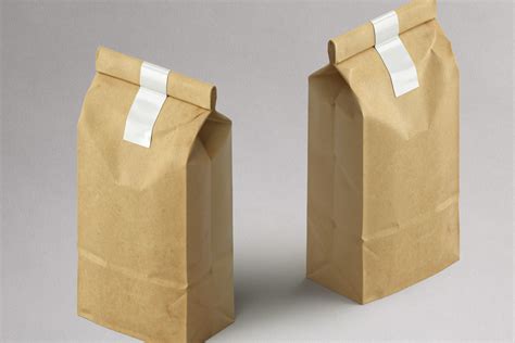 Kraft Coffee Bag Packaging Mockup