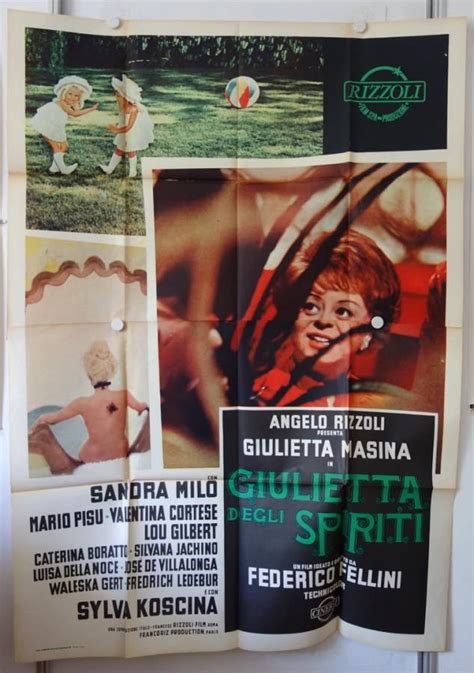 Juliet Of The Spirits Original Release Large Italian Movie Poster