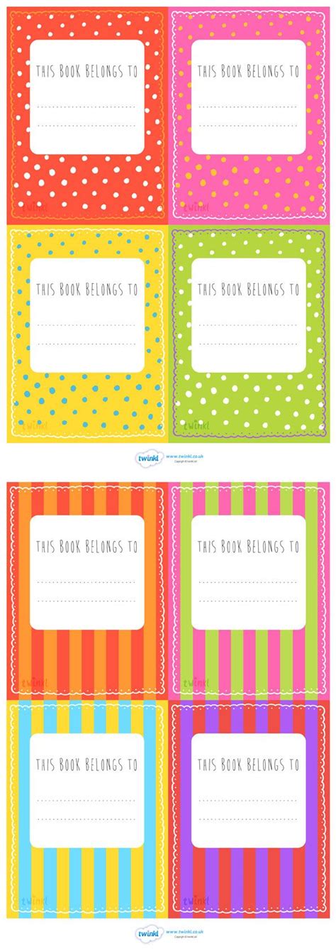 205 Best Book Plates Images On Pinterest Book Labels Free Printable