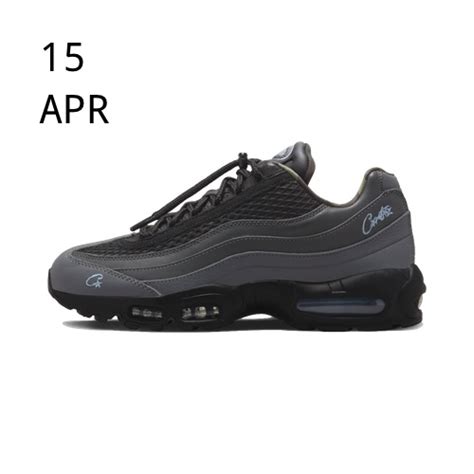 Nike X Corteiz Air Max 95 Aegean Storm 15 APR 2023 The Drop Date