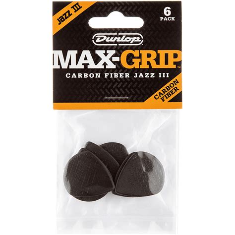 Dunlop Max Grip Jazz Iii Carbon Fiber Pcs P A