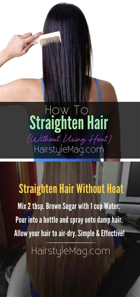 Hair Straightening Tutorials How To Straighten Hair Without Using