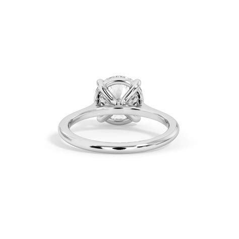 Thin Band 1.5 mm Solitaire Engagement Ring Setting – deBebians