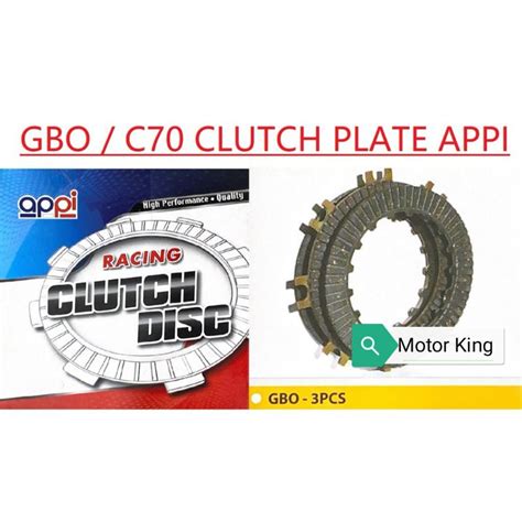 Honda C Gbo Gboj Clutch Disc Plate Kulit Clutch Lining Appi Set