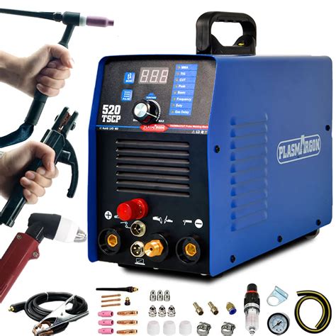 Pilot Arc Plasma Cutter TIG Welder Pulse And Stick Welder Machine