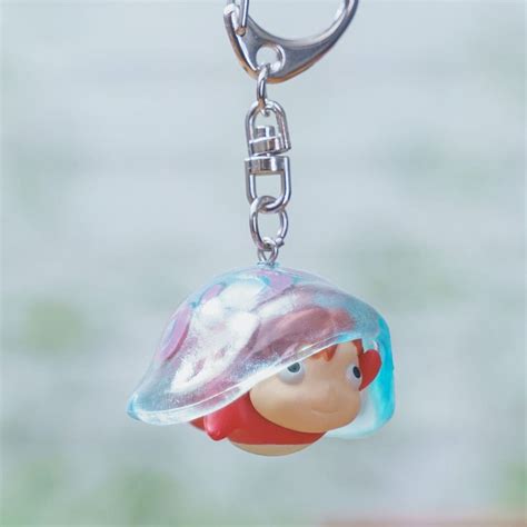 Original Ghibli Ponyo Keychaincharm Ponyo On The Cliff Bag Decor