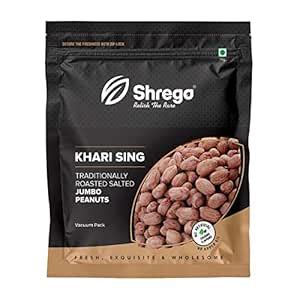 Shrego Peanut Plus Khari Sing Traditionally Roasted Salted Jumbo