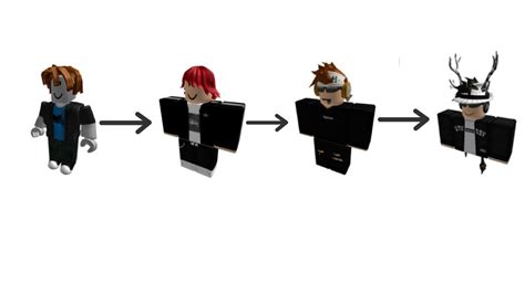 My Roblox Avatar Evolution 2016 2018 Youtube