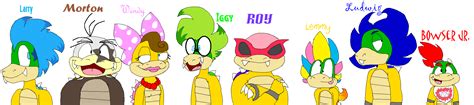 The Koopalings by ATalonByAnyOtherName on DeviantArt