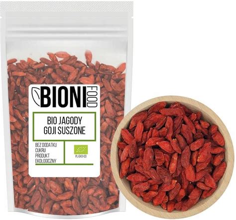 Jagody Goji Suszone 250g Bio Ekologiczne Ceny I Opinie Ceneo Pl