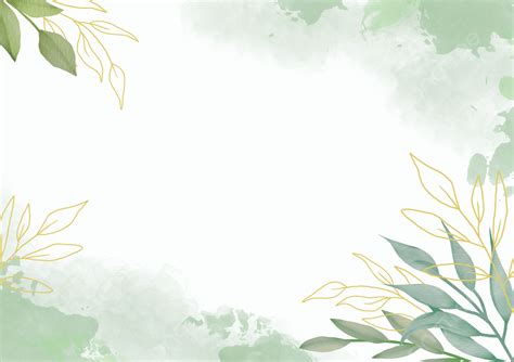 Green Floral Background With Leaves, Wallpaper, Green Background