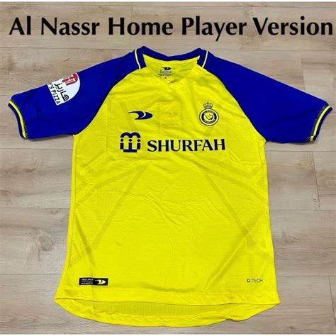 Jual Player Version Jersey Al Nassr Home 2023 Grade Import Player Issue