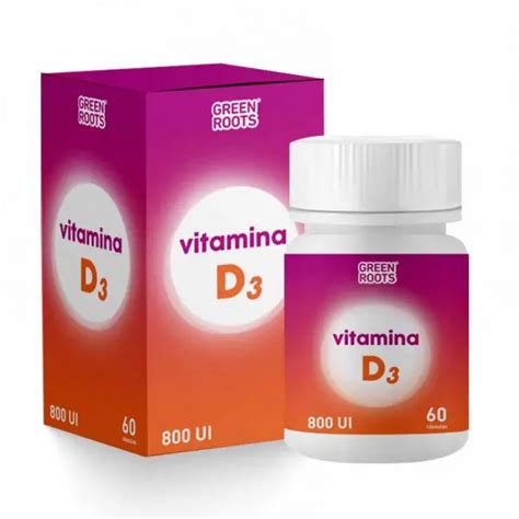 Vitamina D3 800 UI x 60 cápsulas EcoFarmacias