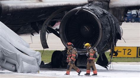 Plane Catches Fire On Runway At Florida Airport Some Injuries