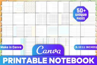 Printable Notebook Canva Kdp Interiors Graphic By Kdp Gravity