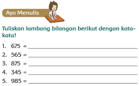 Belajar Matematika Kelas 1 Lambang Dan Nama Bilangan Gambaran Theme