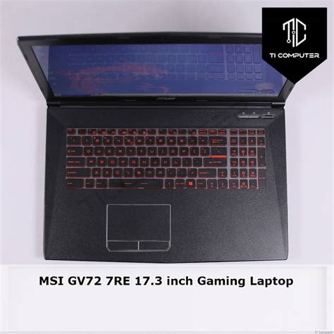 MSI GV72 7RE 17 3 Inch Intel Core I7 7700HQ 16GB DDR4 RAM 512GB M 2