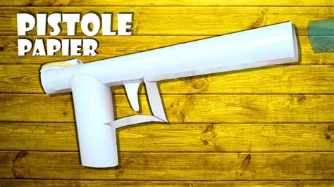 Pistole Selber Machen Spielzeug Basteln Aus Papier Paper Toy Gun Diy