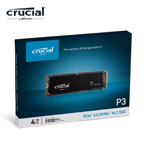 Micron Crucial P3 4000GB ( PCIe M.2 ) SSD | Micron 美光 | Yahoo奇摩購物中心