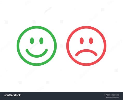 Happy Sad Face Black White Photos and Images | Shutterstock