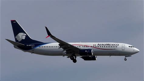 Aeromexico Boeing 737 800s Landing At New York JFK Airport YouTube