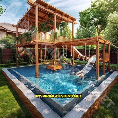 These Backyard Pool Playgrounds Bring the Water Park Right to Your Home ...