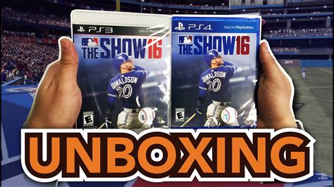 Mlb The Show 16 Ps3ps4 Unboxing Youtube