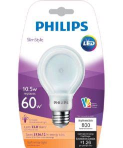 Philips Slimstyle W Soft White A Dimmable Led W Cri Bulb Lot