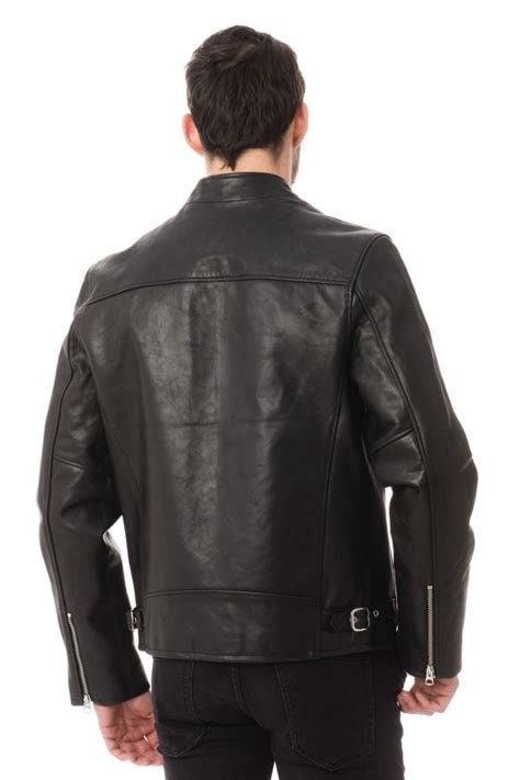 Chaqueta Hombre Schott Lc D Black City Piel Es