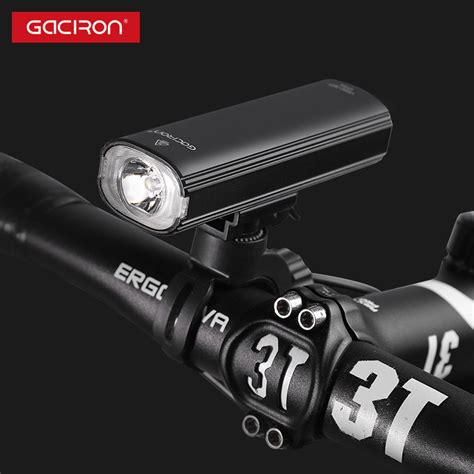 Gaciron Newest Best Rechargeable Bike Lights Helmet Light Front