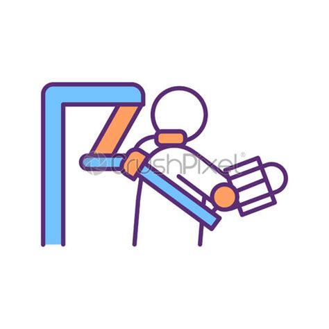 Upper Limb Prosthetic Rehabilitation Rgb Color Icon Stock Vector Crushpixel