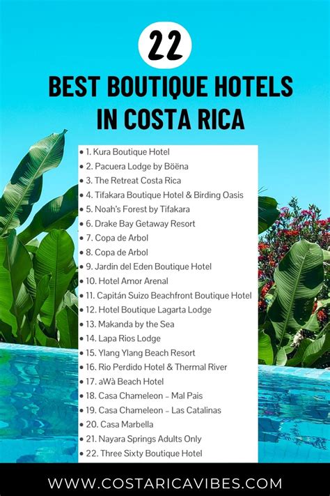 The 22 BEST Boutique Hotels in Costa Rica for Amazing Vibes