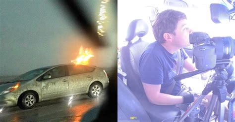 Storm-Chasing Photographer’s Car Struck by Lightning on Camera – Seriously Photography