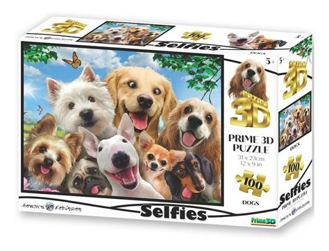 PUZZLE ROMPECABEZAS 3D SELFIE DE PERROS X 100 PZS COD 10748