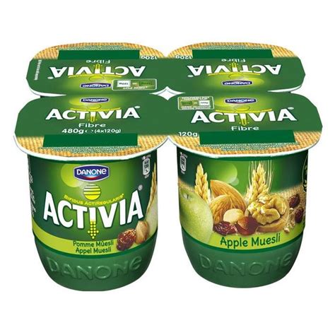 Danone Activia Yoghurt Muesli Appel G