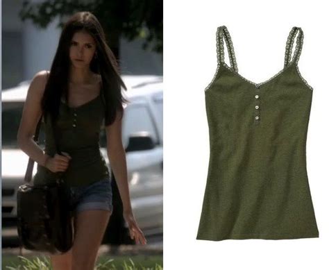 Elena Gilbert Green Top Fashion Outfits Vampire Diaries Fashion Fashion