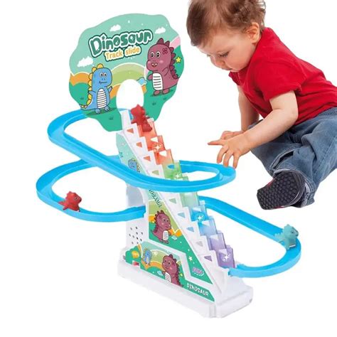 Climb Stairs Toy Roller Coaster Learning Educational Toys Double Wheel