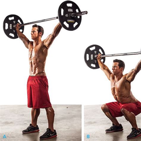 Overhead Squat By Dane Mc Exercise How To Skimble