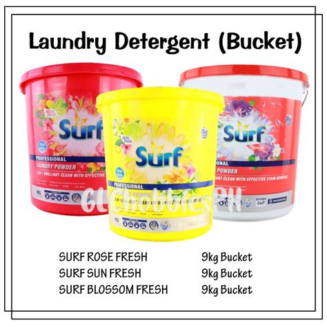 Surf Professional Kg Laundry Detergent Powder Bucket Tub High Foam