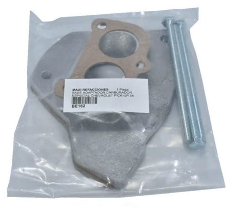 BE162BASE ADAPTADOR CARBURADOR ESPECIALCHEVROLET SISTEMA TBI 96 05