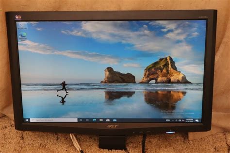 Acer X203h Bd 20 Inch Lcd Computer Monitor With Power Cable No Stand